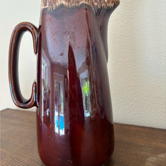 vintage Hull Pottery Brown Drip Glaze Coffee Pot or Pitcher - Picture 1 of 8